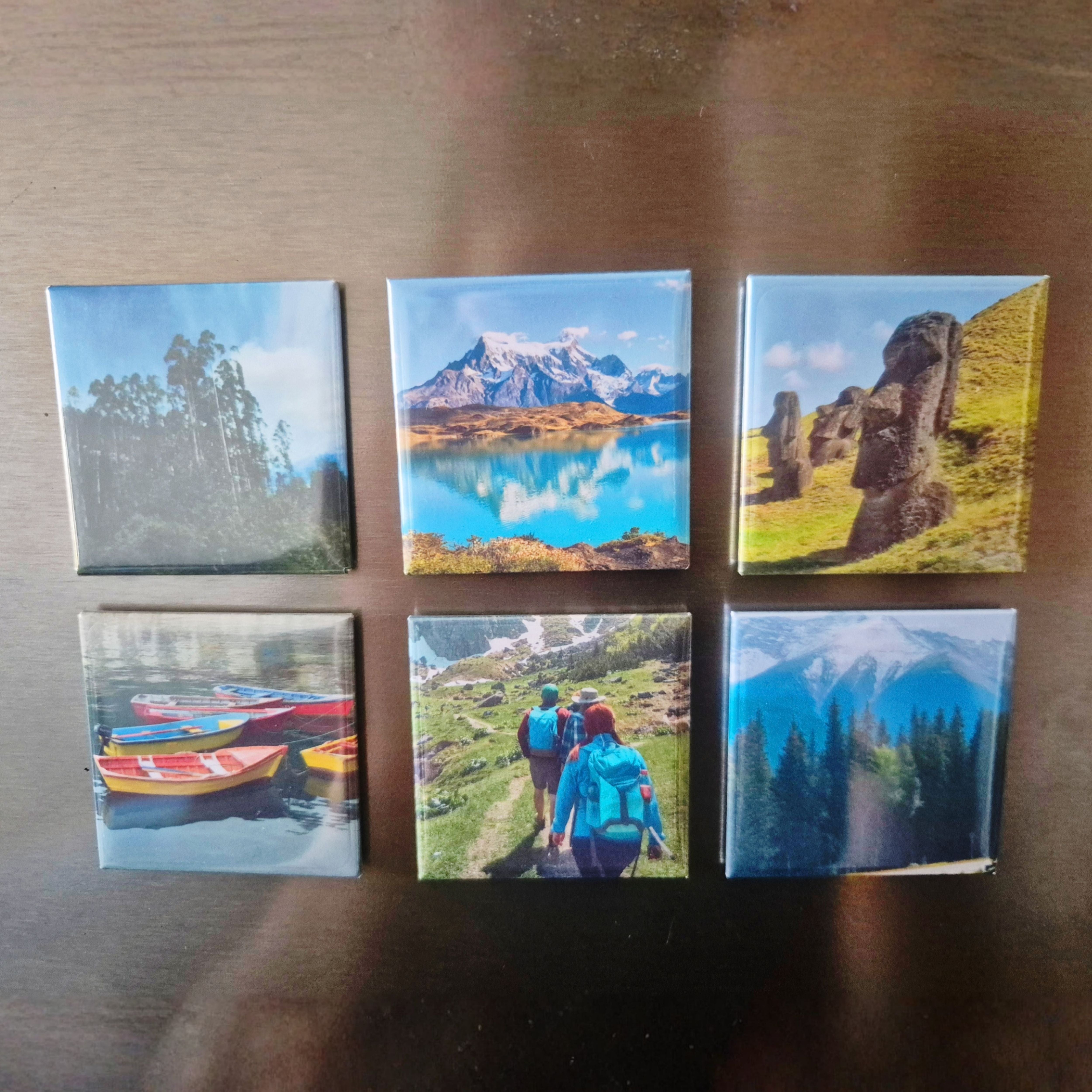 Pack 6 foto imanes