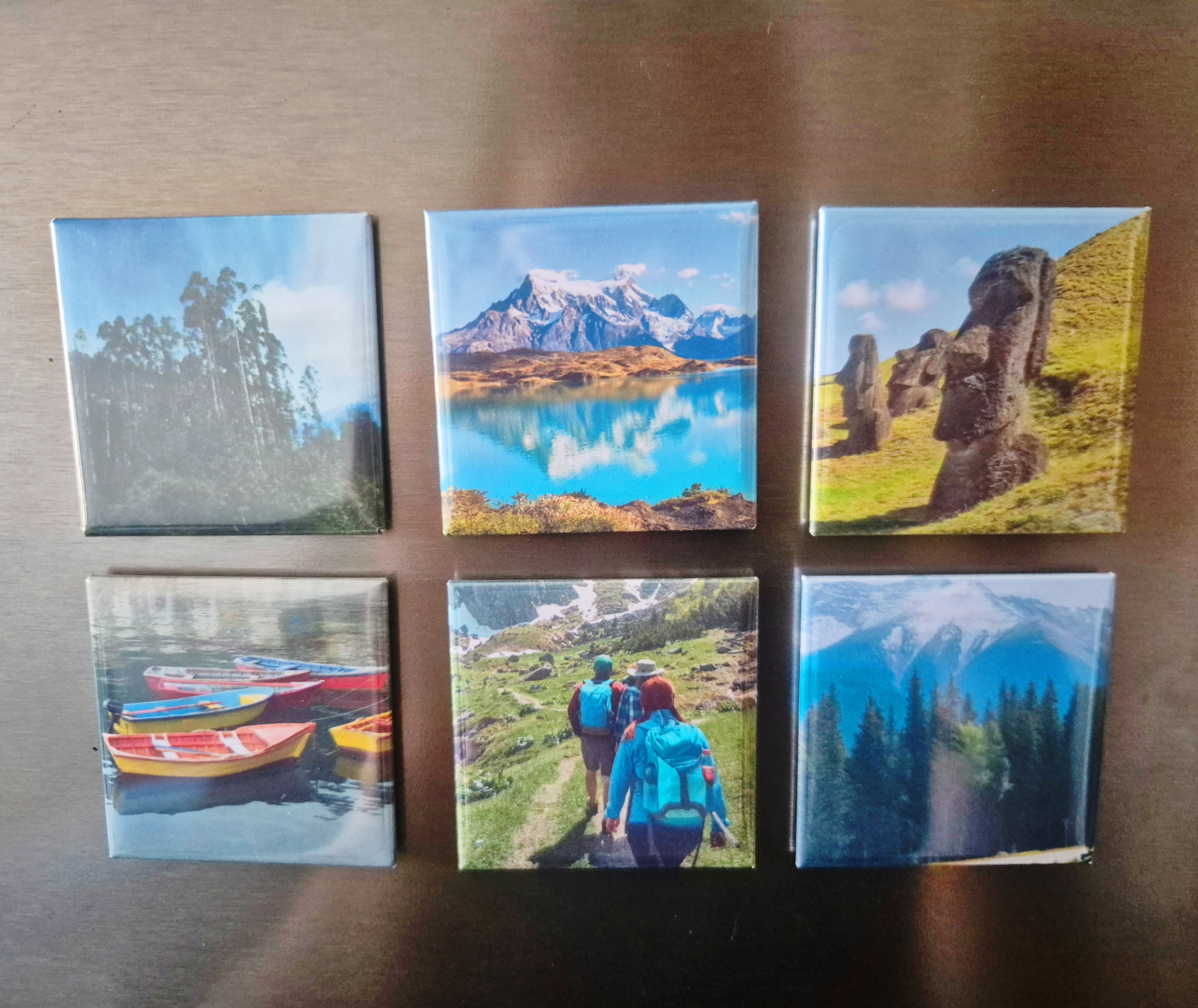 Pack 6 foto imanes
